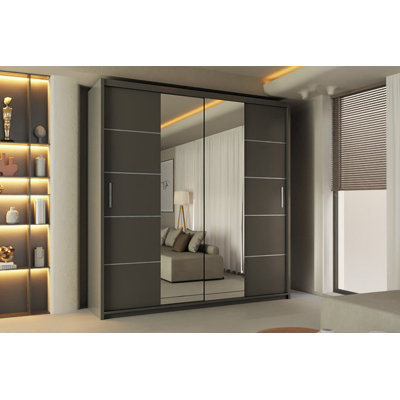 Higham 2 Door Manufactured Wood Wardrobe