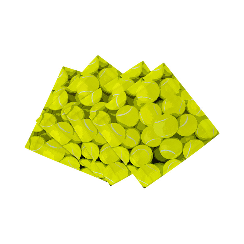 Serviettes de tennis en satin de coton