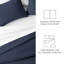 Ensemble de couvre-lit de courtepointe en microfibre toutes saisons de literie ultra douce contemporaine à chevrons-105814012-105814017