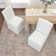 Keaton 21" Wide Modern No Assembly Upholstered Linen Side Dining Chair with Casters