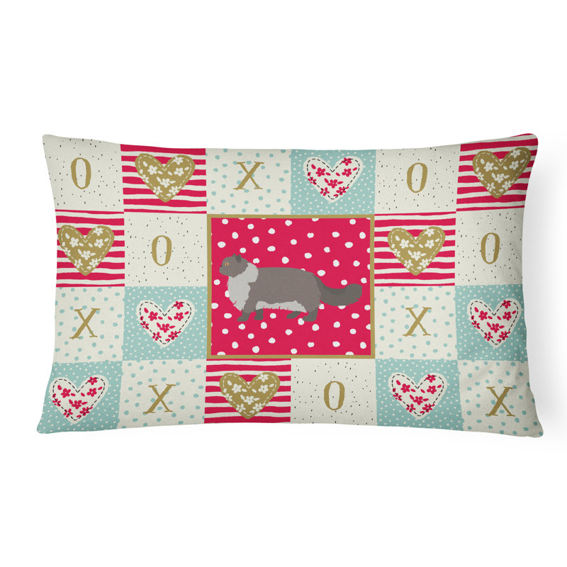  Coussin d'extérieur rectangulaire persan # 2 Love