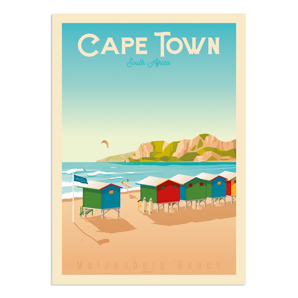 Poster Cape Town von Andy Warhol