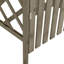 Allec 204cm H x 116cm W Grey Wood Gate