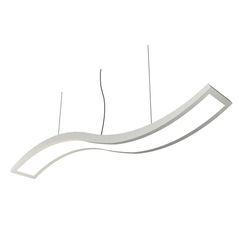 1 - Light LED Pendant, Organic White