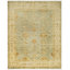 Oushak Oriental Hand-Knotted Wool Soft Green/Ivory Area Rug