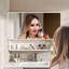 Armoire intelligente à DEL avec miroir