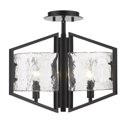 Fennville Glass Semi Flush Mount