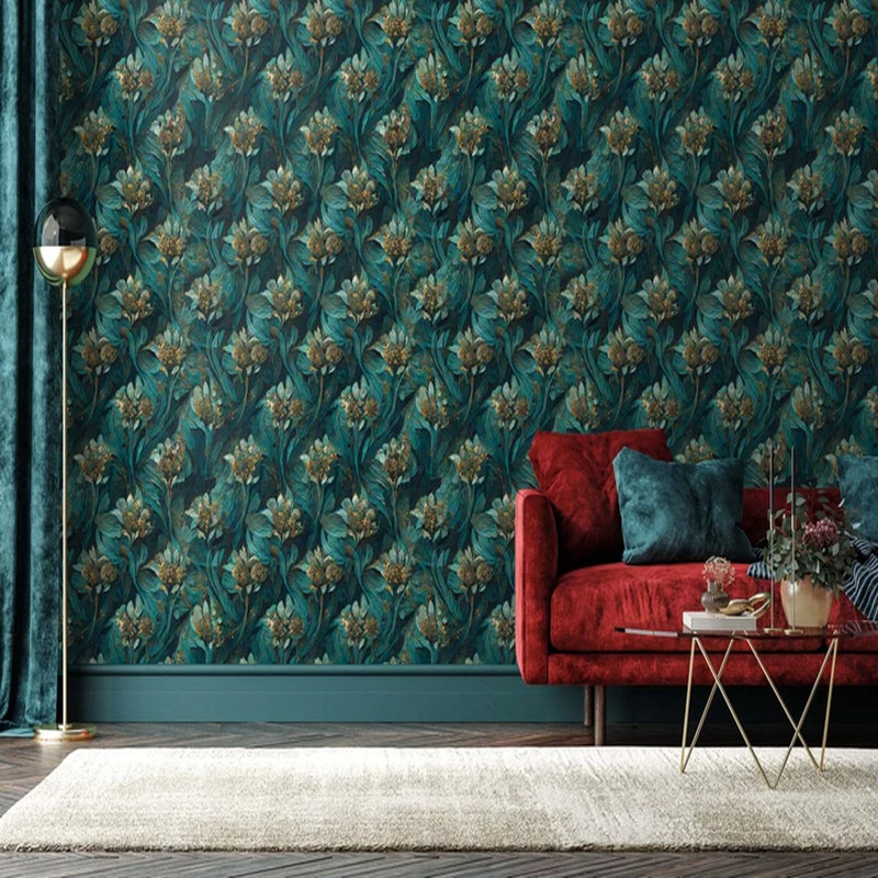 Botanical Bloom, 108'' L x 96'' W