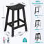 Tabouret de bar en PEHD aspect bois-1201081007