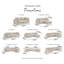 Alexa Upholstered Linen-Look Fabric Modular Sofa - Cozy Modern Design-405651636-405651637