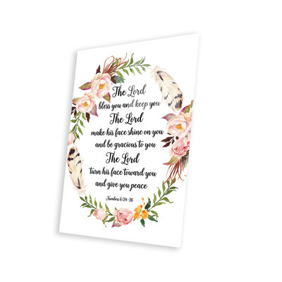 " The Lord Bless You and Keep You, Numbers 6:24-26 " Print