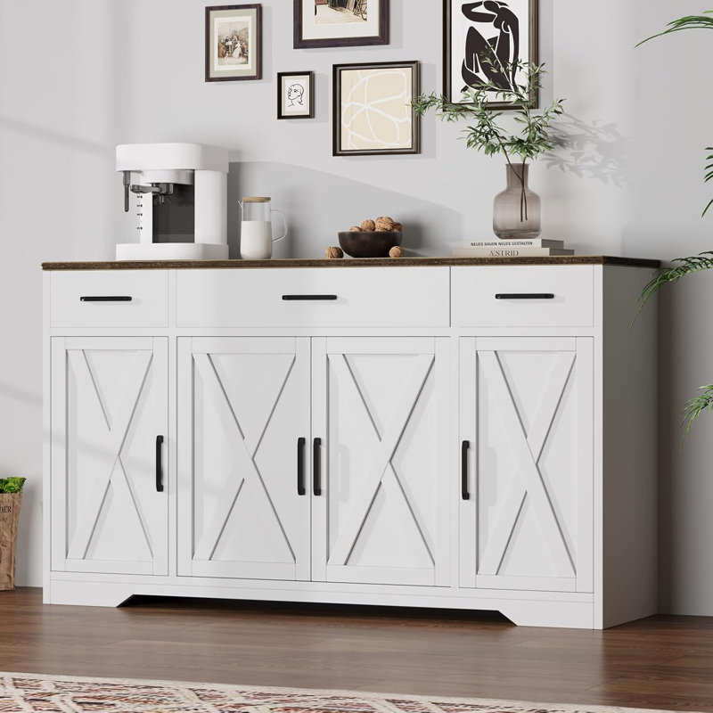 140cm Sideboard, White