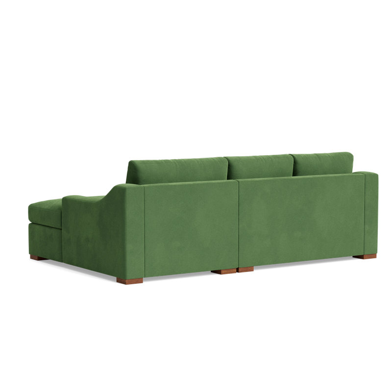 Lucca Sectional, Right Hand Facing, Performance Velvet - Ivy