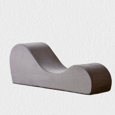 Solace Chaise Lounge Chair Relaxation, Ergonomic Design With Soft Yet Firm High-Density Foam Core, Removable Machine-Washable Cover