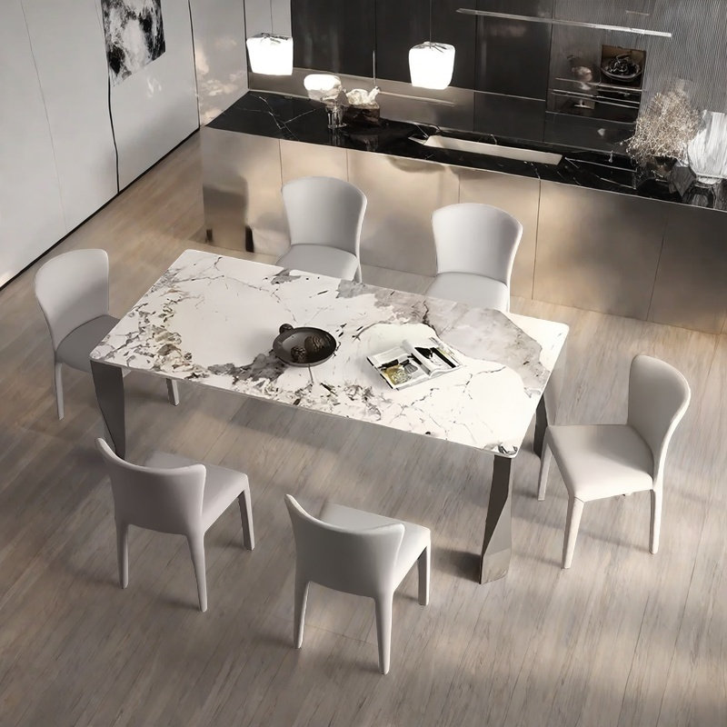 Petit appartement avec table et chaises simples, H 29,5 po x L 70,8 po x l 35,4 po