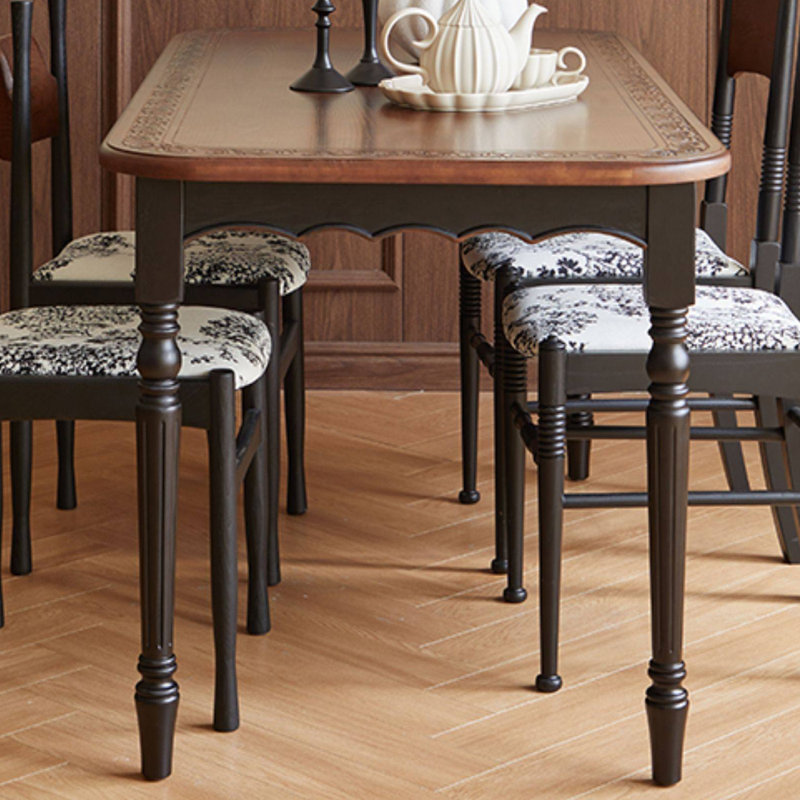 Table de salle à manger rétro tendance, H 29,92 po x L 62,99 po x l 31,49 po