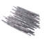 Waterfall Linear Glass And Metal Mosaic Tile-61209338