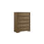 Commode 5 tiroirs Hickory - Amande-1919879461