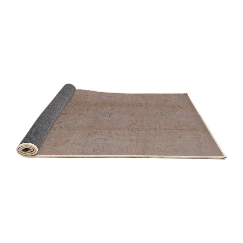 Tapis oriental orange, Rond 8 pi