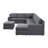 Aindriu Upholstered U-Shaped Sectional Reversible-369794808