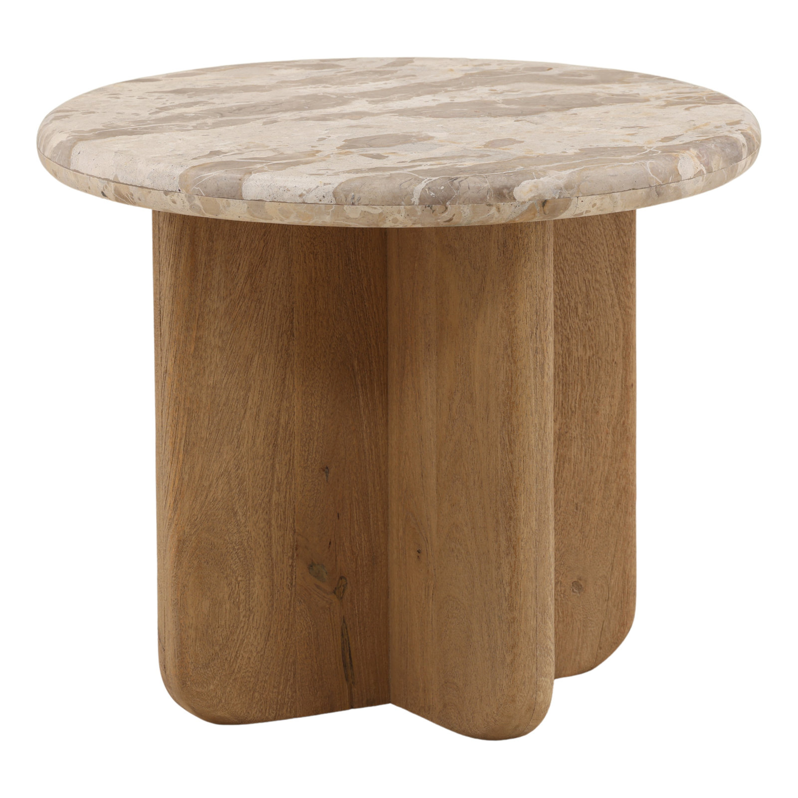 Layna Side Table Beige