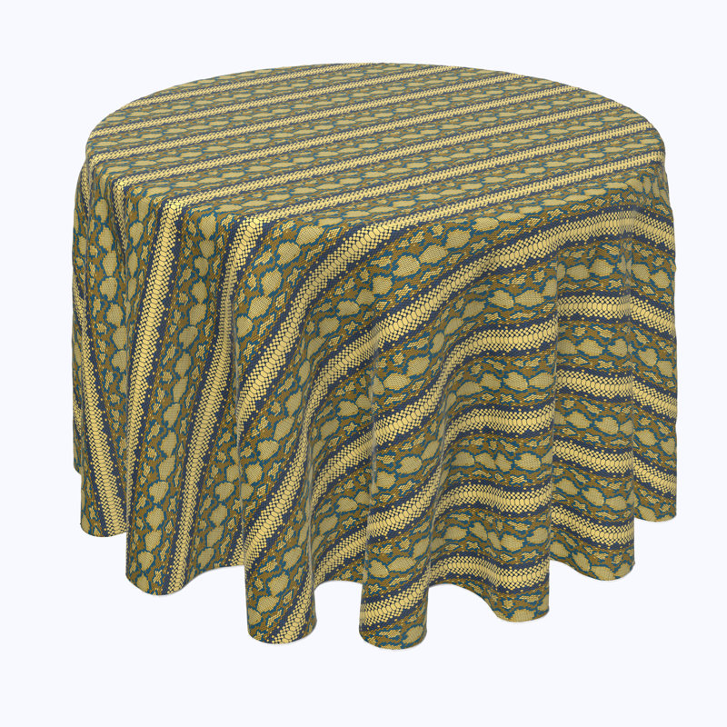 Yosemite Snake Skin Tablecloth, 90" x 90"