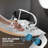 Modern Single Handle Single Hole Bathroom Sink Faucet in Polished Chrome, Lead-Free Solid Brass With Drain Assembly-92417763-128879416
