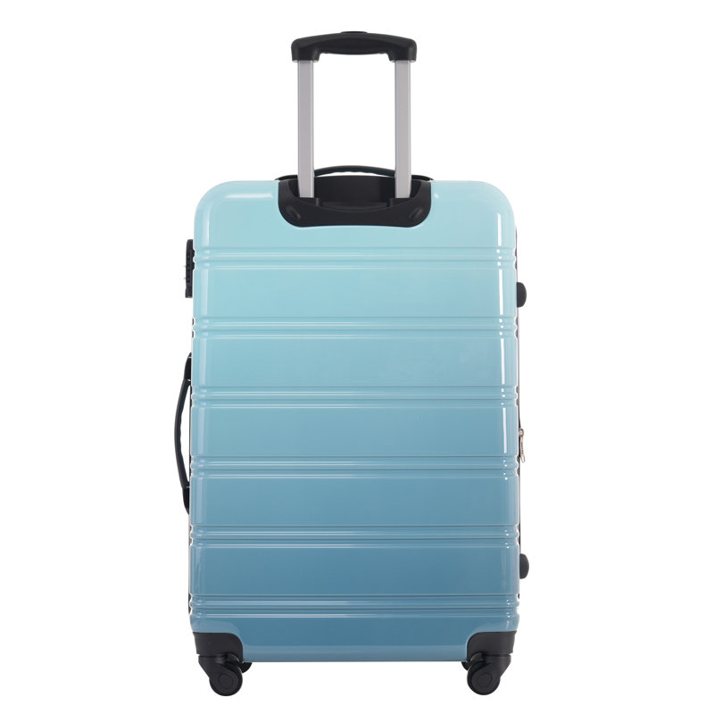 Valise extensible 3 pièces à roulettes Hardshell avec roulettes pivotantes et verrou TSA léger