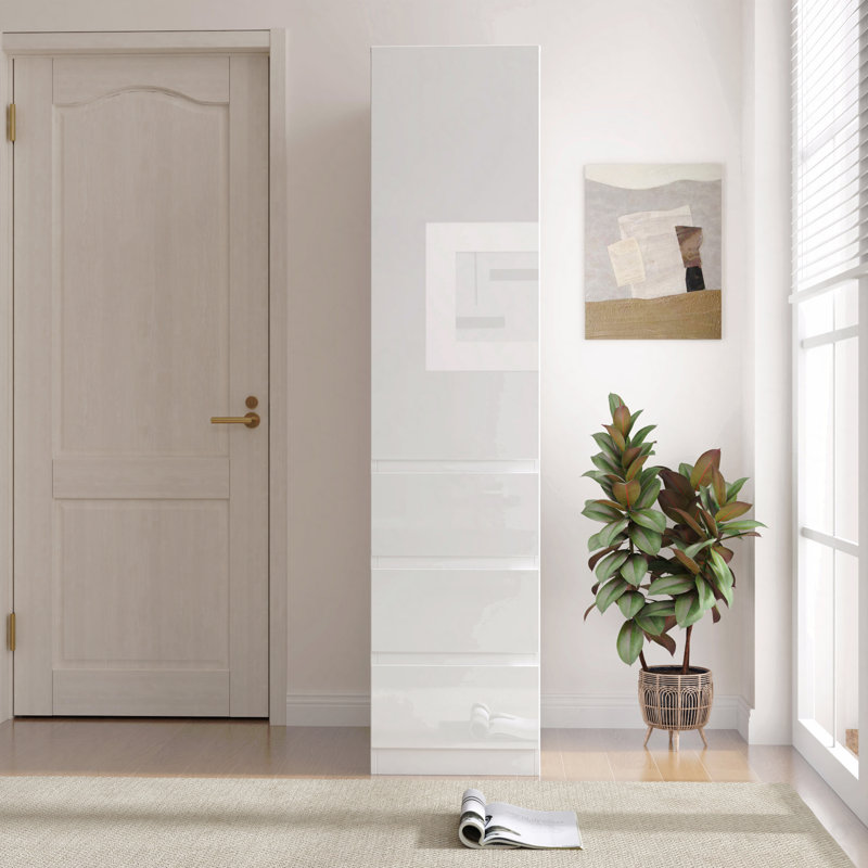 Armoire de rangement avec tiroir - Garde-manger avec portes, tablettes et tiroirs