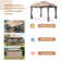 12 pi. L 10 pi. D Pavillon de jardin en acier