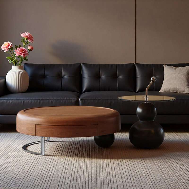 Ensemble de tables basses Minimalist Creative, 12,59 po H x 35,43 po L x 35,43 po po
