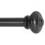  Tringle à rideaux pour fenêtre Drapery - conception à bouton, tringle 1 pouce, 120 à 240 pouces Nickel satiné-1891661342-1891661345