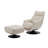 Wanita Upholstered Swivel Accent Chair with Ottoman-416829466