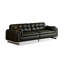 Canapé modulaire noir en similicuir-1178919284
