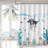 Herkus Shower Curtain with Hooks Included