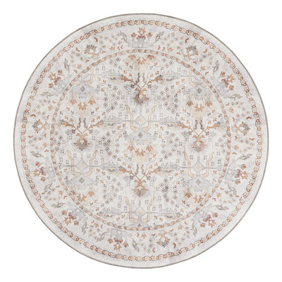 Lurene Performance Chenille Floral Indoor Rug