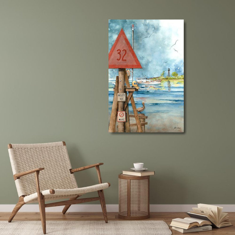 Breakwater Bay Rizzo, Gene Gallery Wrapped Canvas Art Titled: Tarpon Springs, Fl.