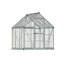 Palram - Ensemble de serre à cadre en aluminium en polycarbonate de style passe-partout hybride l 6 pi x P 8 po Canopia - Argent-1000907199-1009534612