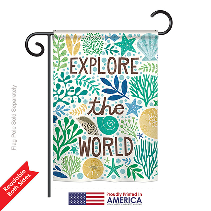 Double Sided Polyester Garden Flag, 40" H x 28" W