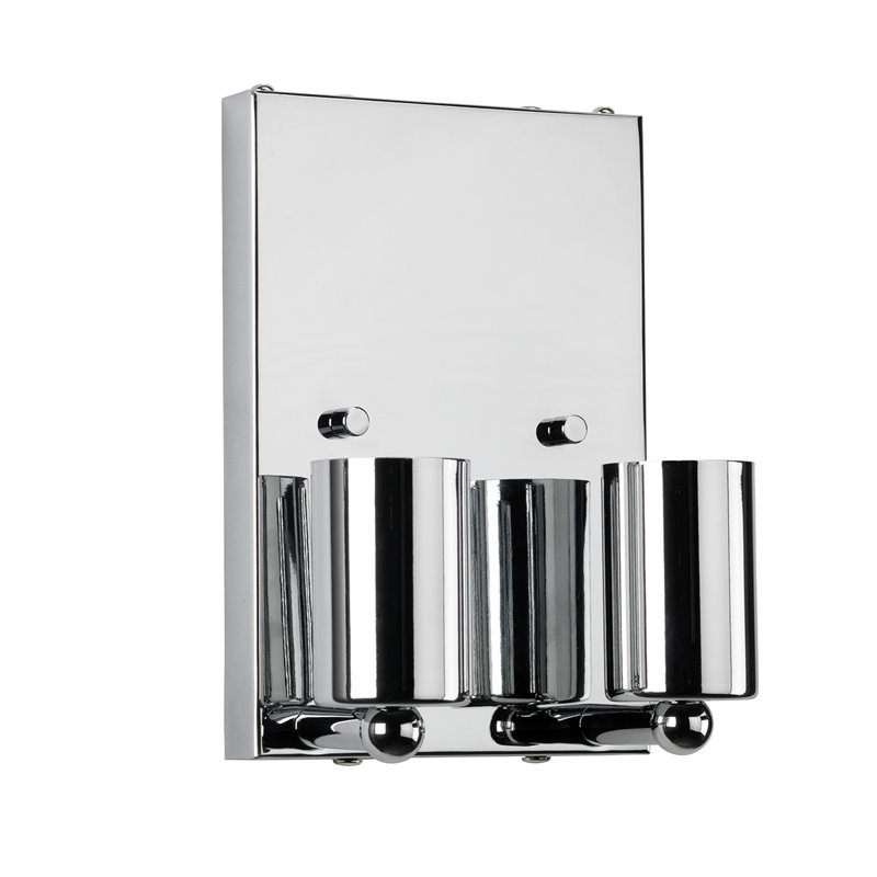 Zaragoza Flush Mounted Sconce, Polished Chrome 
