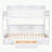 Genesy Kids Twin Bunk Bed with Trundle-1665216241