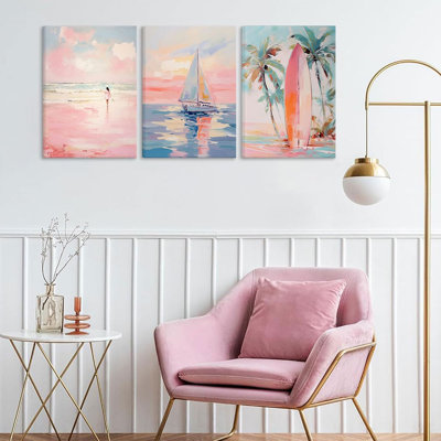 3 Piece Wrapped Canvas Print