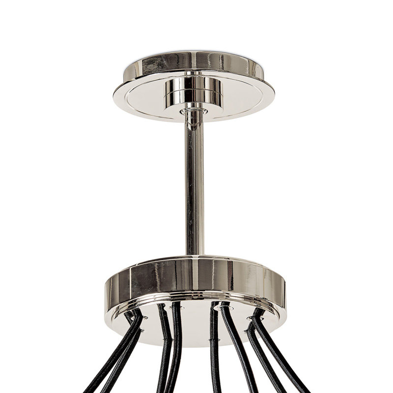 Classics 8 - Light Chandelier, Polished Nickel