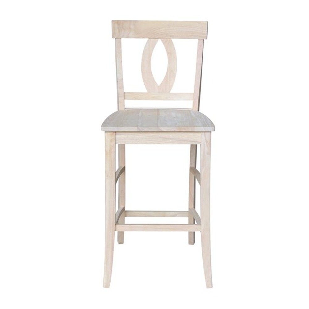 Guzik Solid Wood Counter Stool Gracie Oaks 