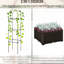 Lit de jardin surélevé avec treillis: panier à arrosage automatique de 69,7 po pour plantes grimpantes, légumes, vignes. 2 en 1, facile à construire, légumes de couleur brune,