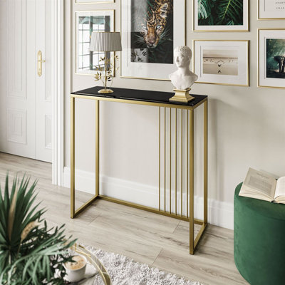 Ridgewood 100cm Glass Top Console Table
