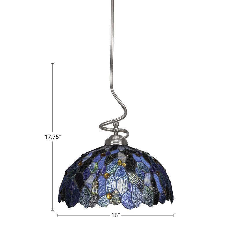 Luminaire suspendu Capri Capri, Nickel brossé