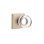 Privacy Modern Disc Crystal Knob with # 6 Rose