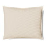 Quilted Silk Basketweave Pillow