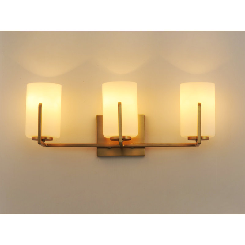 Roni 3 - Light Dimmable Vanity Light, Satin Brass